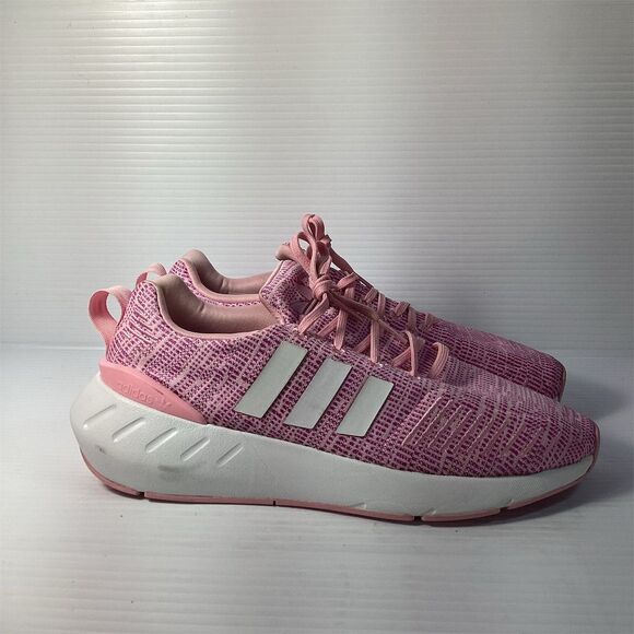 Adidas Swift Run 22 Trainers Pink Size 7 GS Athletic Shoes - Picture 3 of 7